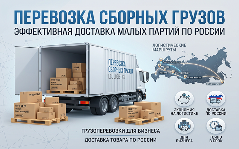 Особенности перевозки сборных грузов: как сэкономить на малых объемах